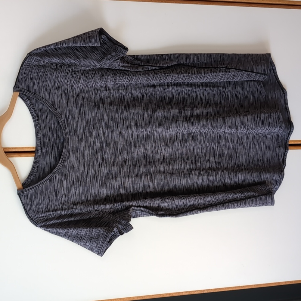 Lululemon Love Crew III 12 Space Dye Black Dark Shadow